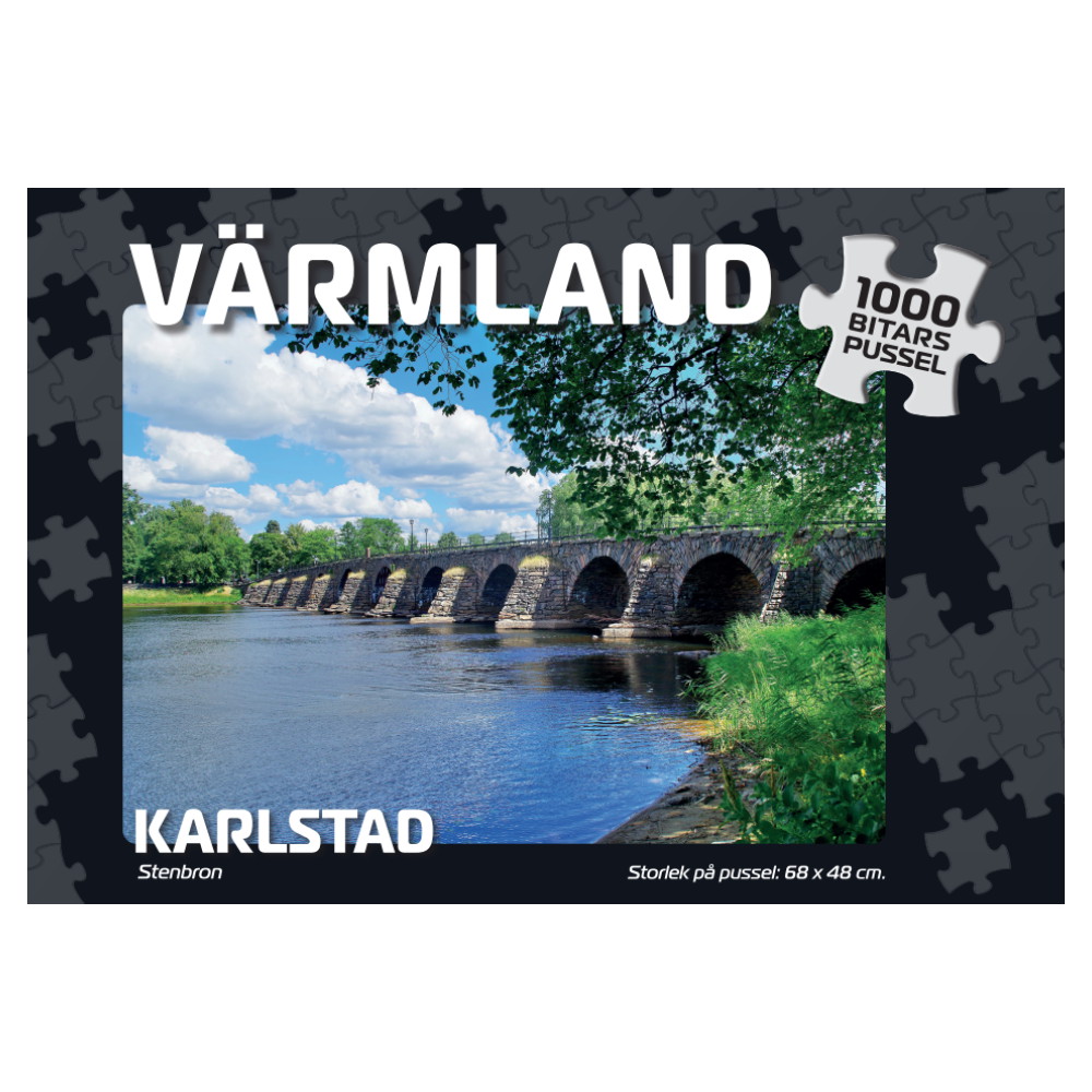 Puslespil: Karlstad Stenbron 1000 Brikker