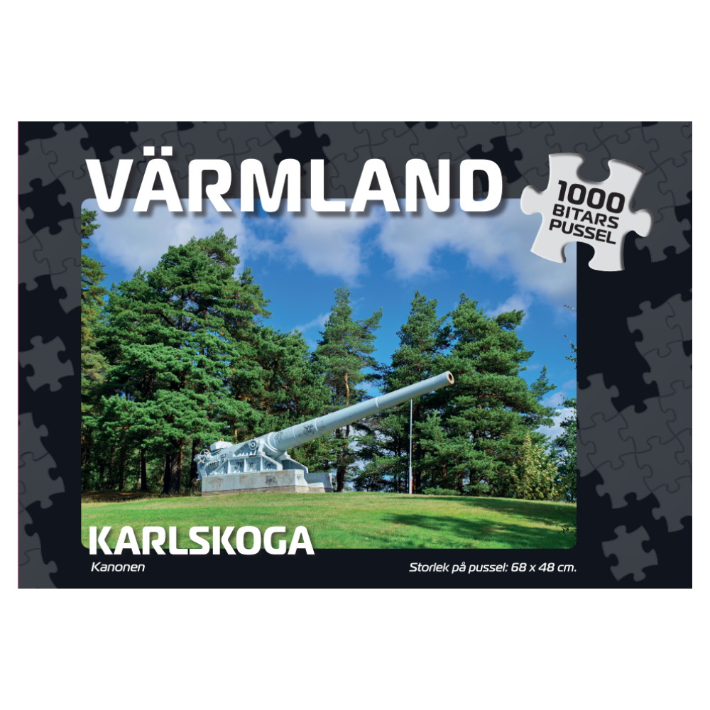 Puslespil: Karlskoga Kanonen 1000 Brikker