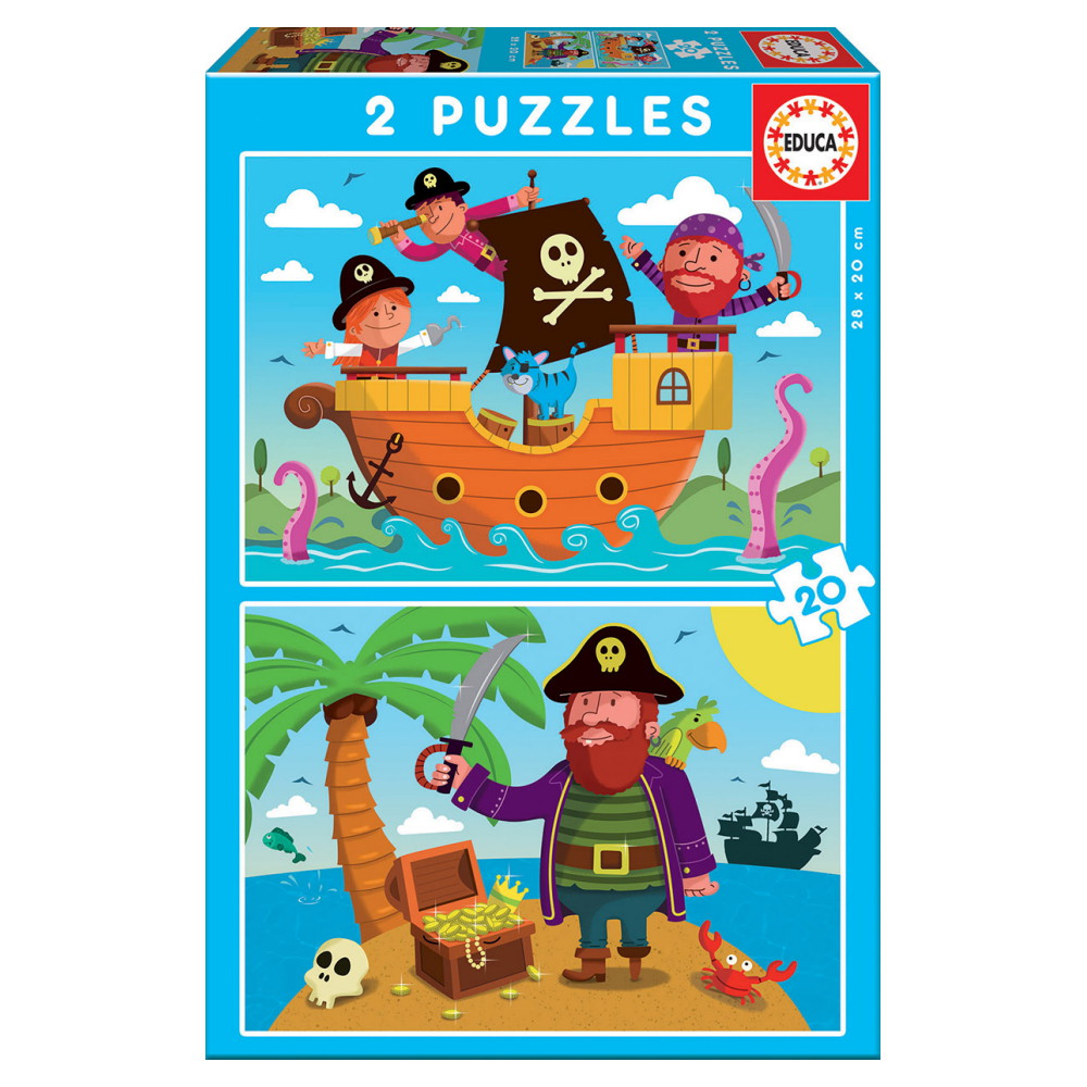 Educa Pirater 2x20 Brikker