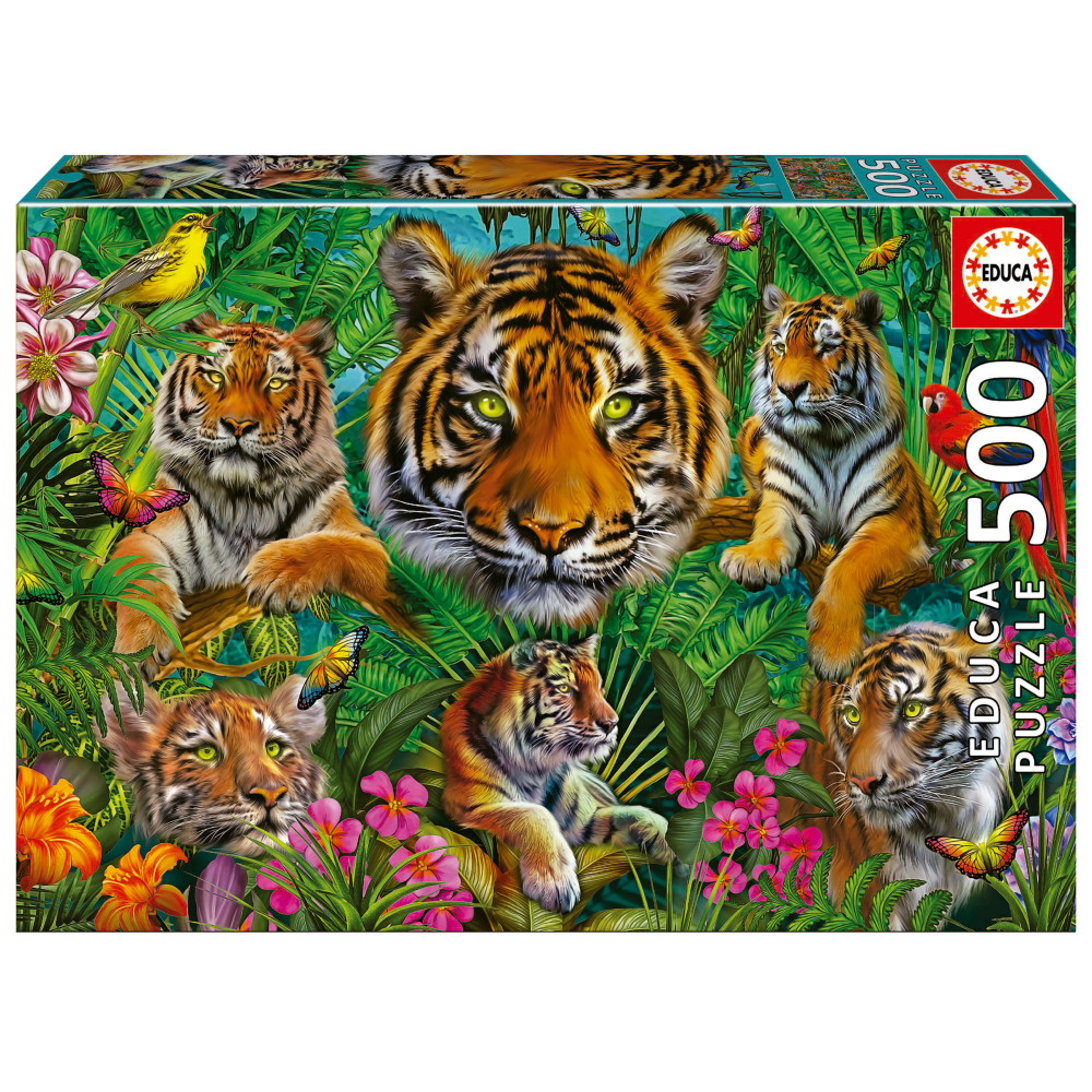 Educa Tiger Jungle 500 Brikker