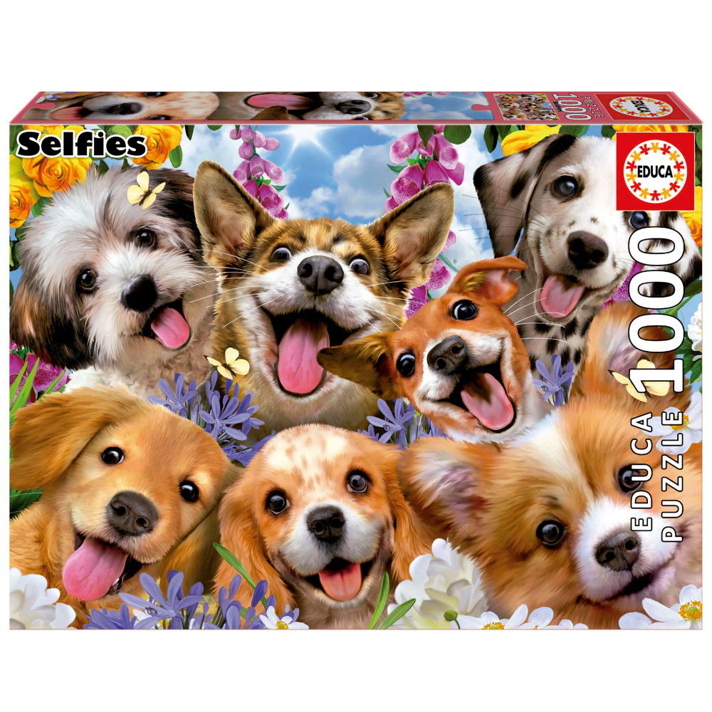 Educa Puppies Selfie, Howard Robinson 1000 Brikker