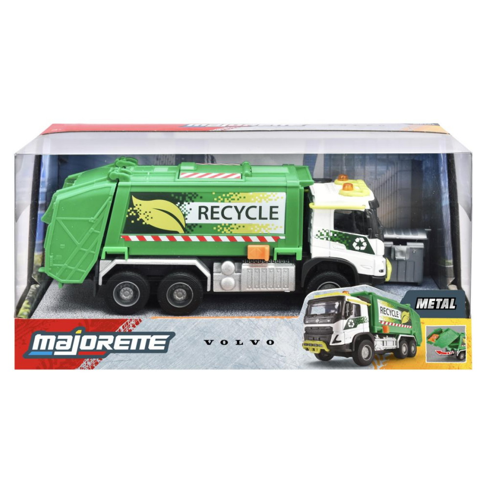 Majorette - Volvo Skraldesamlerbil 1:43