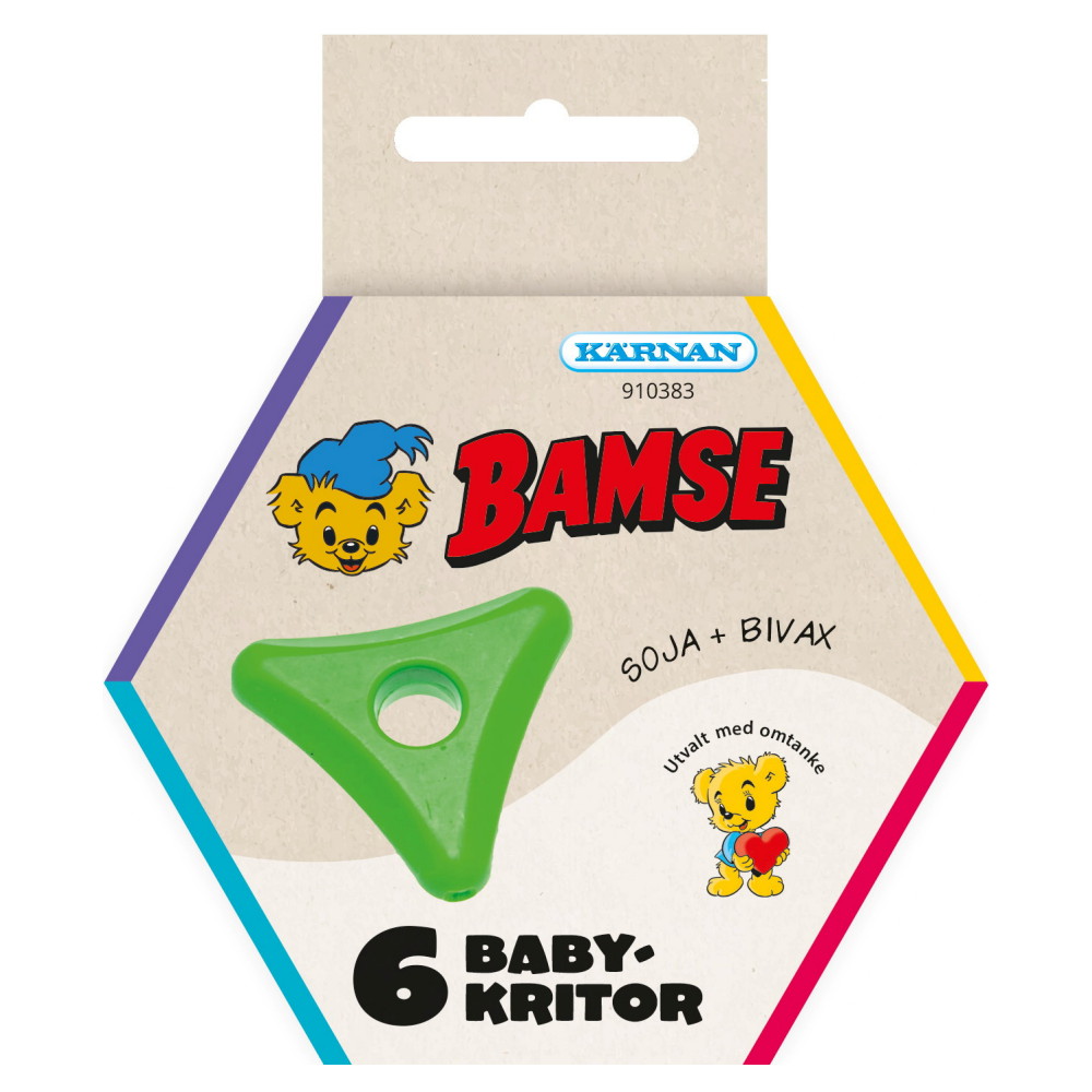 Bamse baby farveblyanter
