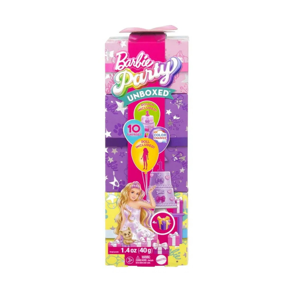 Barbie - Party Unboxed Blond dukke