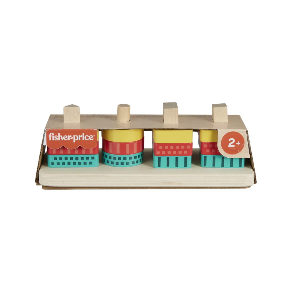 Fisher Price Wood Shape Stacker
