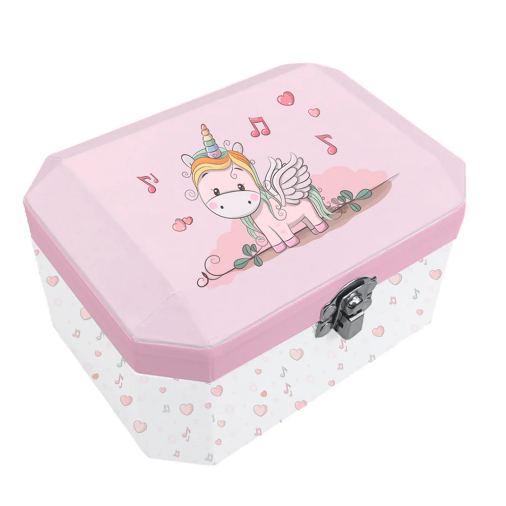 Musikdåse med en enhjørning