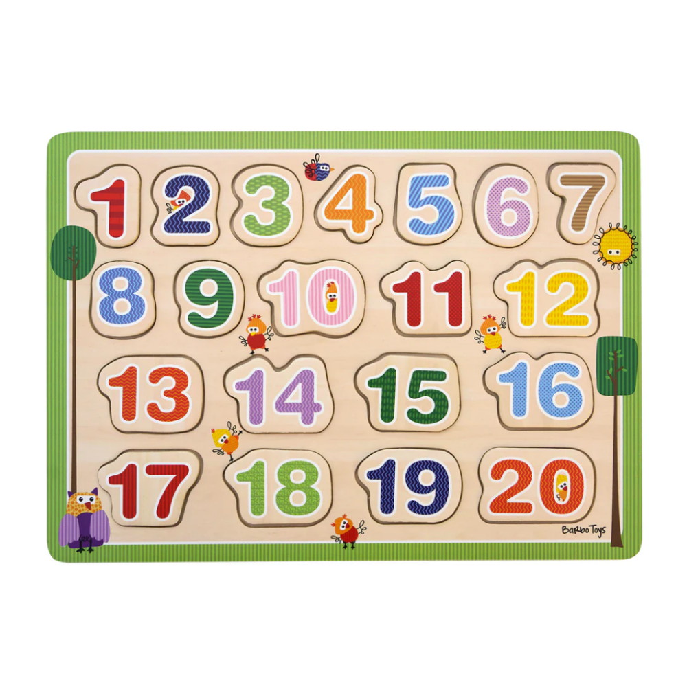 Træpuslespil: 123 20 Brikker