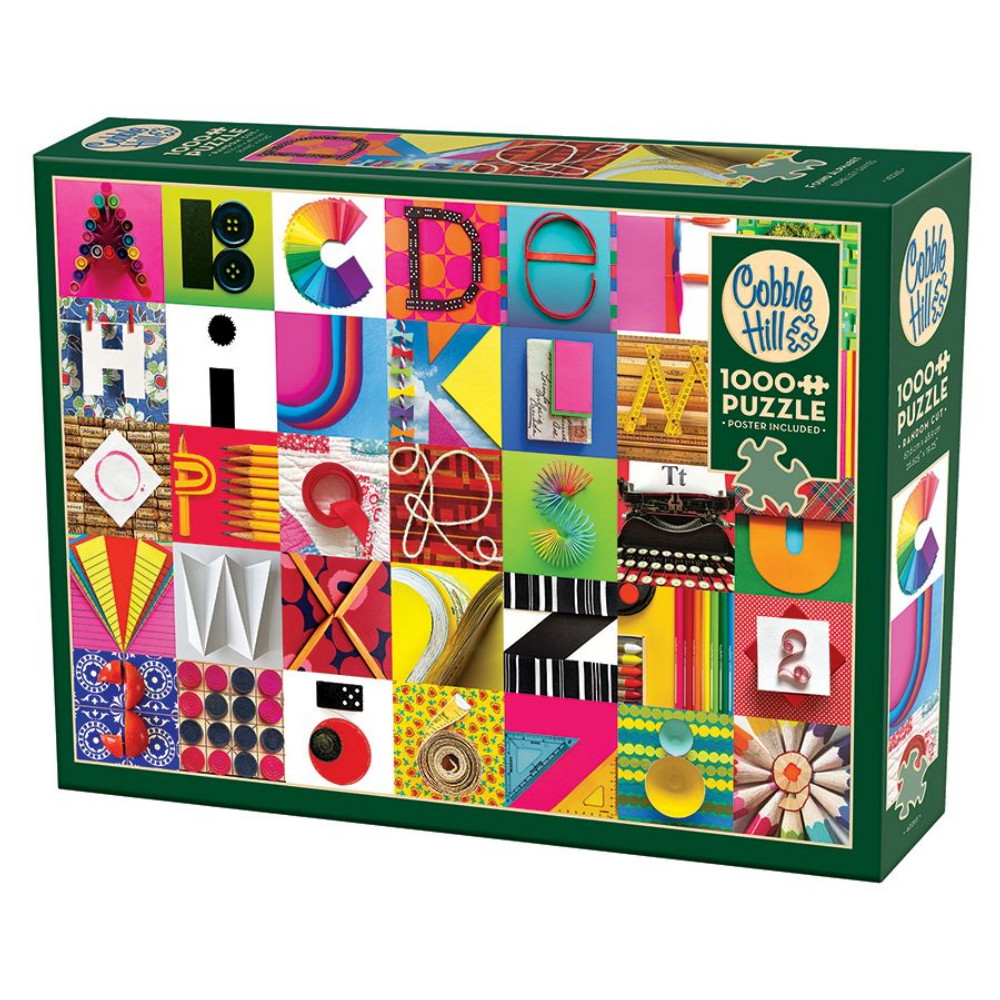 Cobble Hill Puslespil - Found Alphabet 1000 brikker
