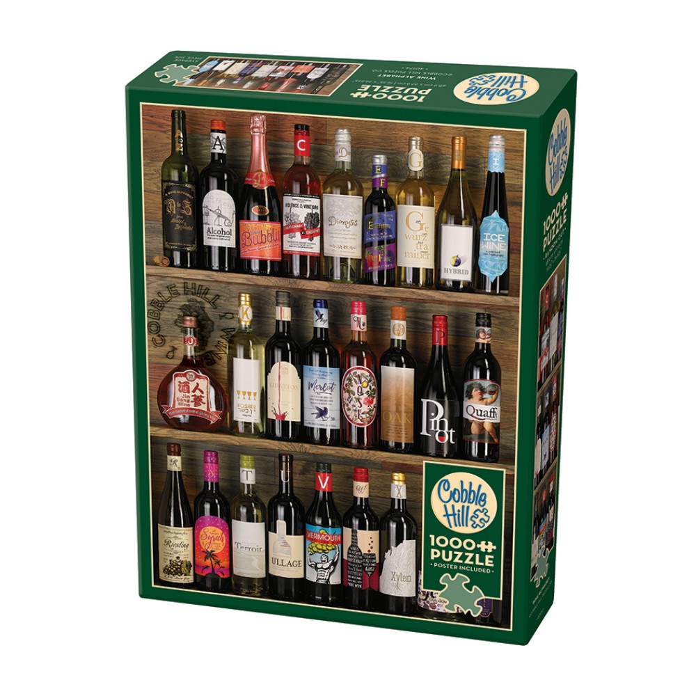 Cobble Hill Wine Alphabet 1000 Brikker