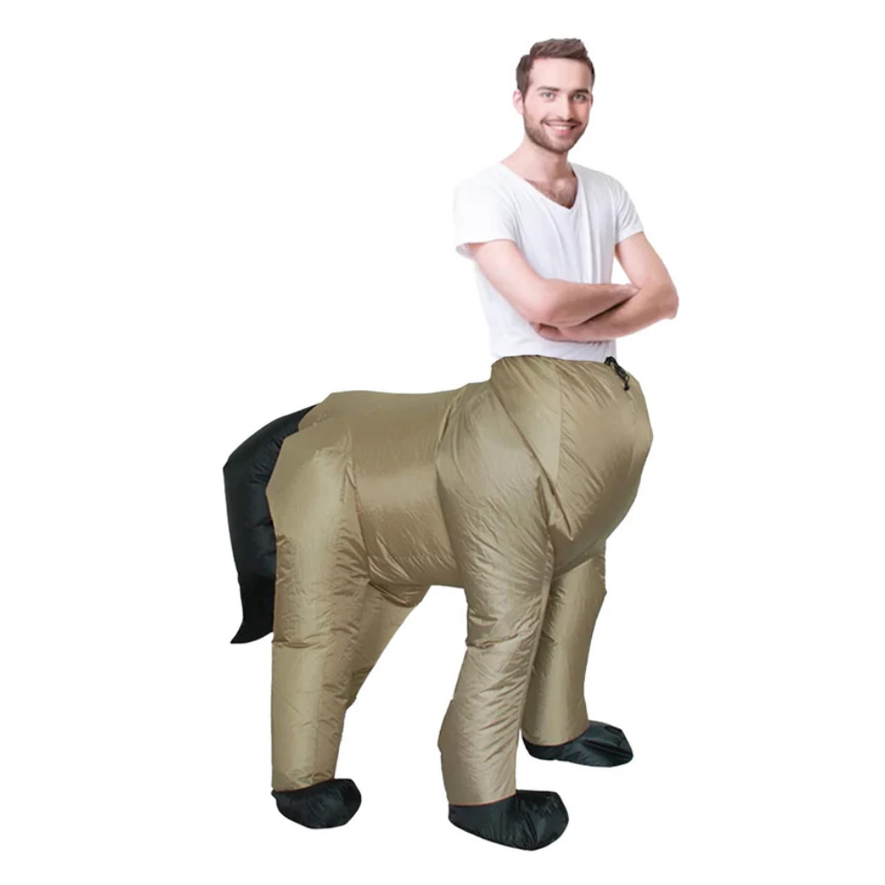 Oppustelig Centaur kostume