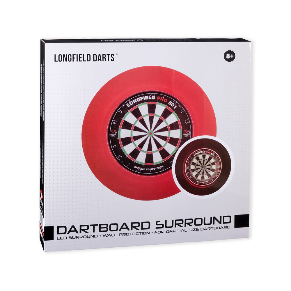 LED Dartsurround Rød