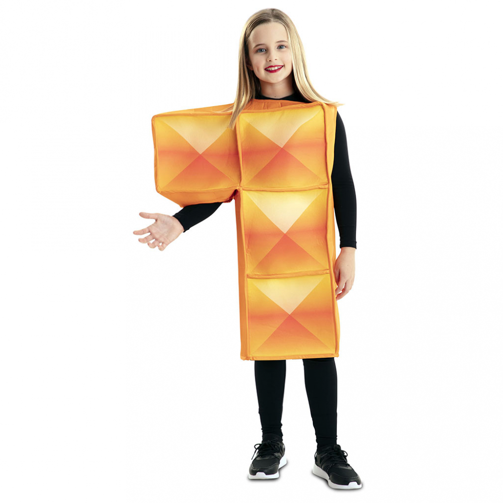 Tetris kostume til børn - Orange