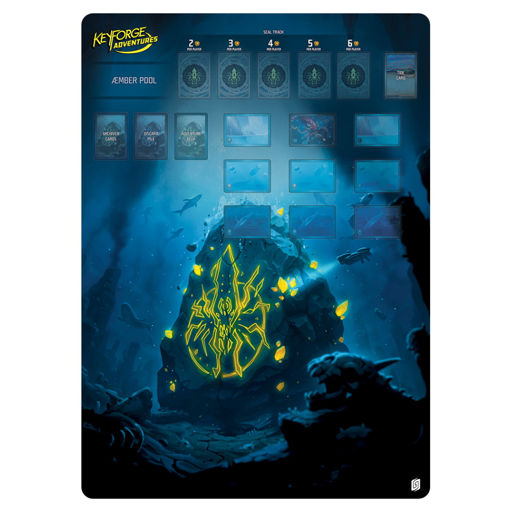 Playmat - KeyForge Adventures: Abyssal Conspiracy