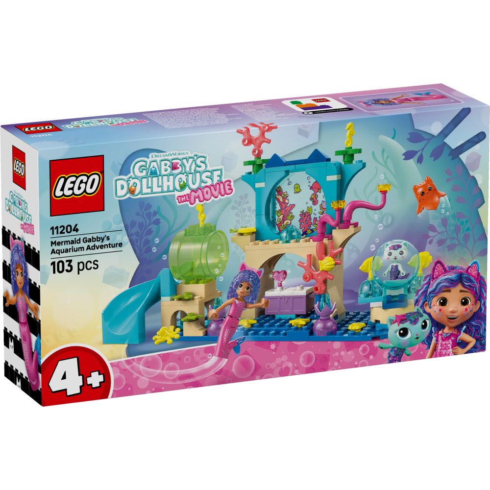 LEGO Gabby's Dollhouse - Havfrue-Gabbys akvarie-eventyr