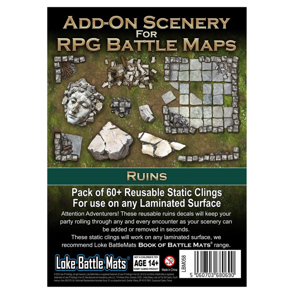 Add-On Scenery for RPG Maps - Ruins (Exp.)