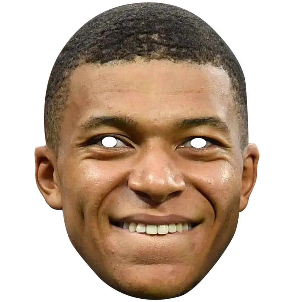 Supporter Mbappé-Maske