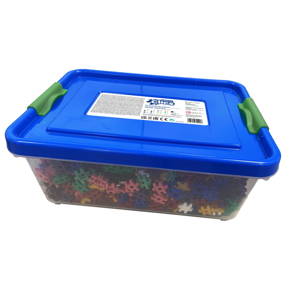 Nano Clics - Kreativ kasse 2000 Brikker