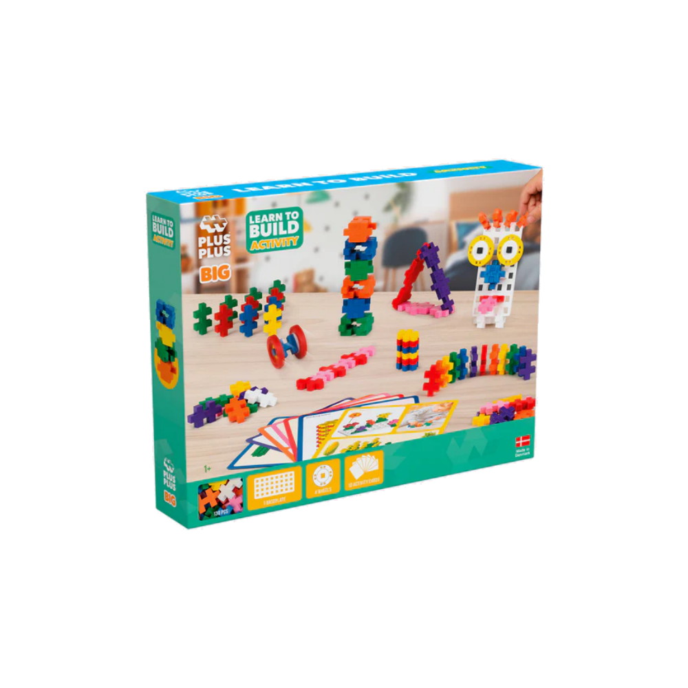 Plus-Plus - BIG Opi rakentamaan harjoitussarjoja - 130 kpl