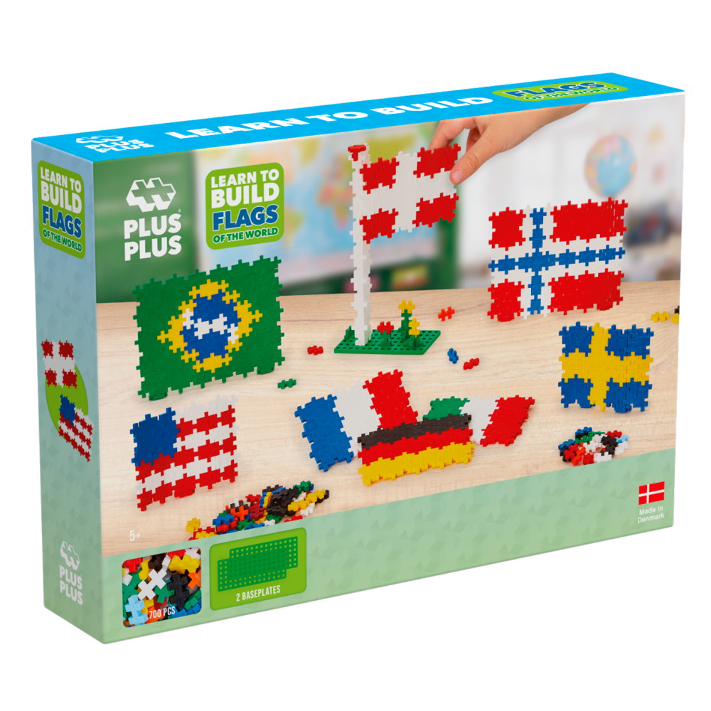 Plus-Plus - Learn to Build Verdens Flag