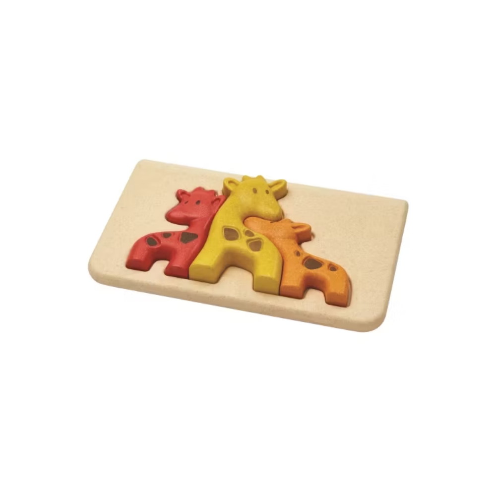 Giraf Træpuslespil 4 Brikker
