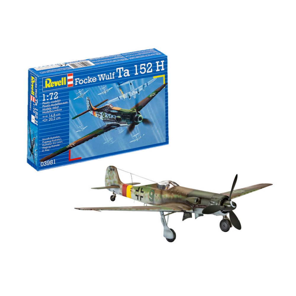Revell - Focke Wulf Ta 152 H 1:72 - 39 Stk