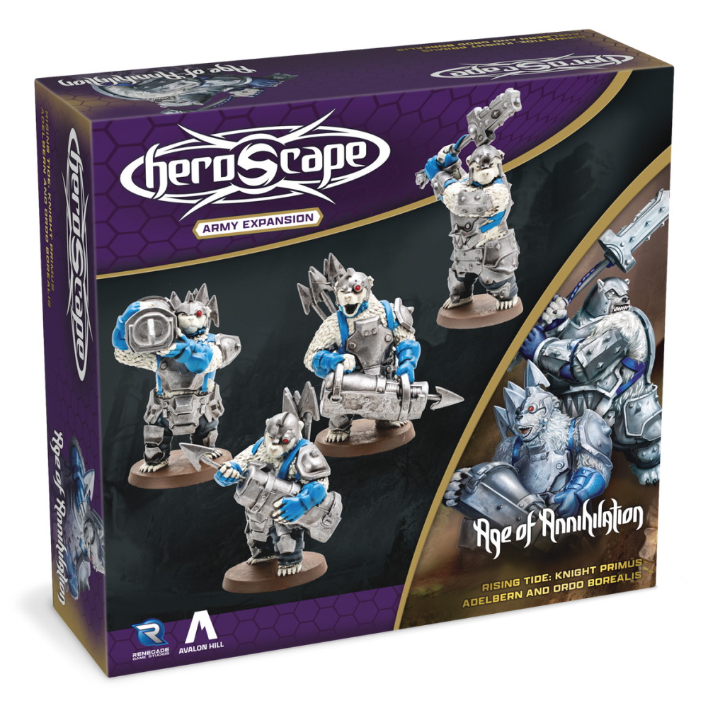 Heroscape: Rising Tide: Knight Primus Adelbern & Ordo Borealis Army Expansion