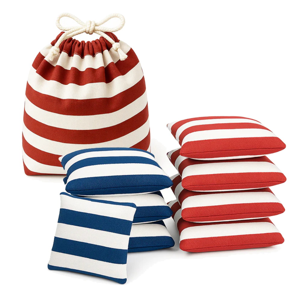 Original Cup Cornhole-Sækkestole I Rød Og Blå