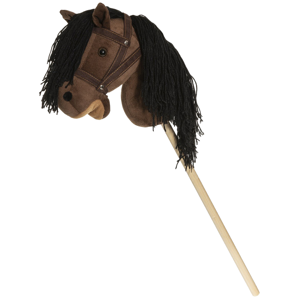 Pindehest Brun med tøjler 80 cm