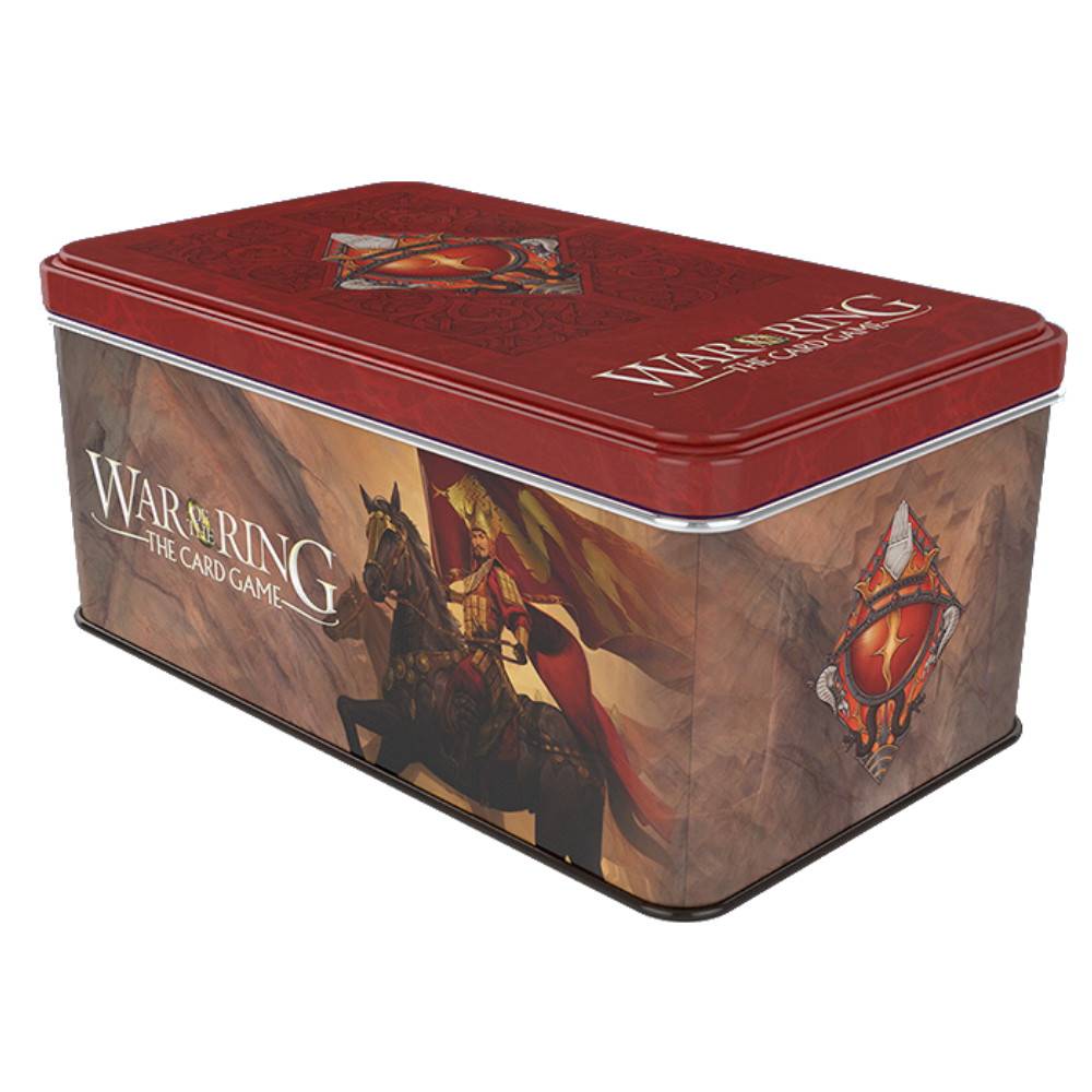 War of the Ring TCG: Card Box and Sleeves - Red Bannerman