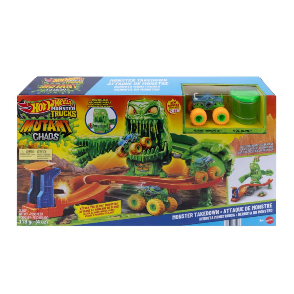Hot Wheels Monster Trucks Mutant Monster Takedown