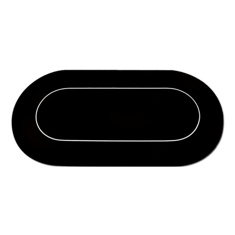 Poker Gummi Filtdug Sort