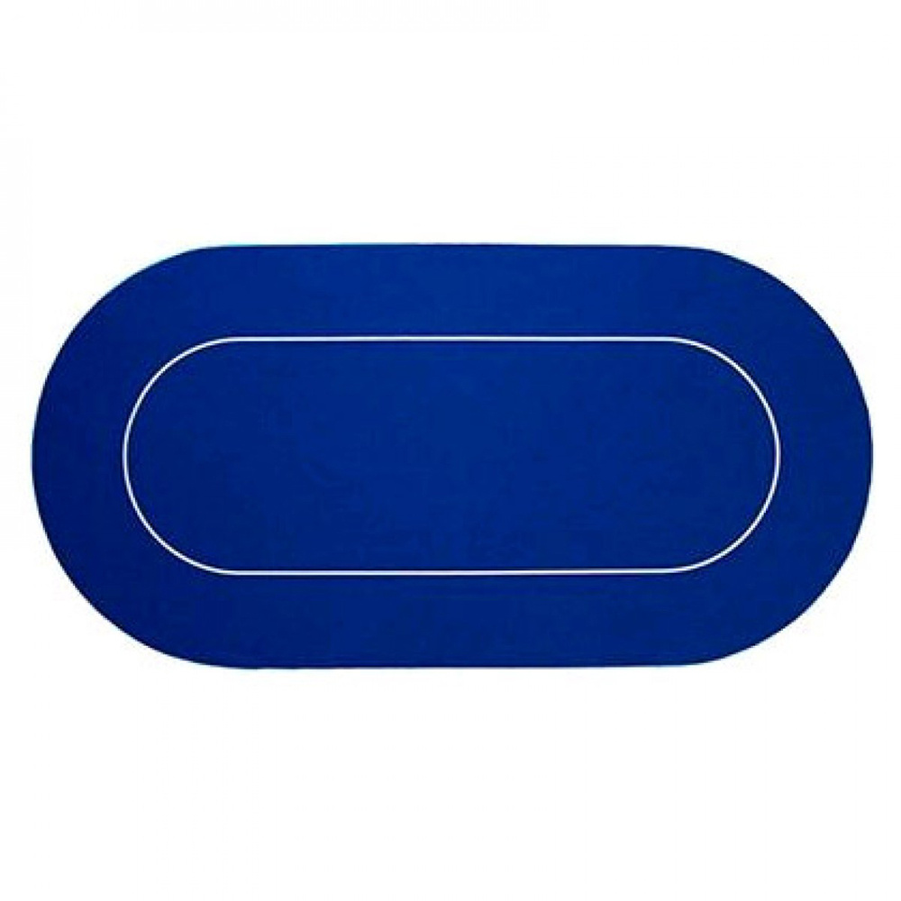 Poker Gummi Filtdug Blå