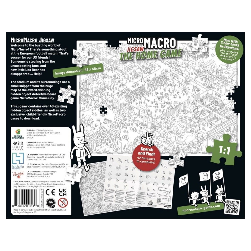 MicroMacro Jigsaw: The Home Game 500 Brikker