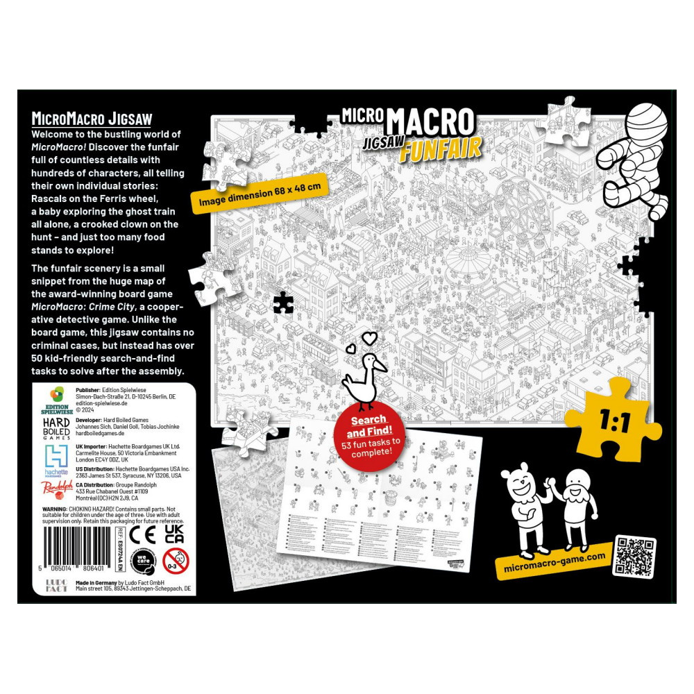 MicroMacro Jigsaw: Funfair 500 Brikker