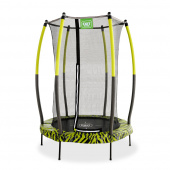 EXIT Tiggy trampoline with safety net ø140cm Black/Green EXIT Tiggy trampoline with safety net ø140cm Black/Green