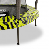 EXIT Tiggy trampoline with safety net ø140cm Black/Green EXIT Tiggy trampoline with safety net ø140cm Black/Green
