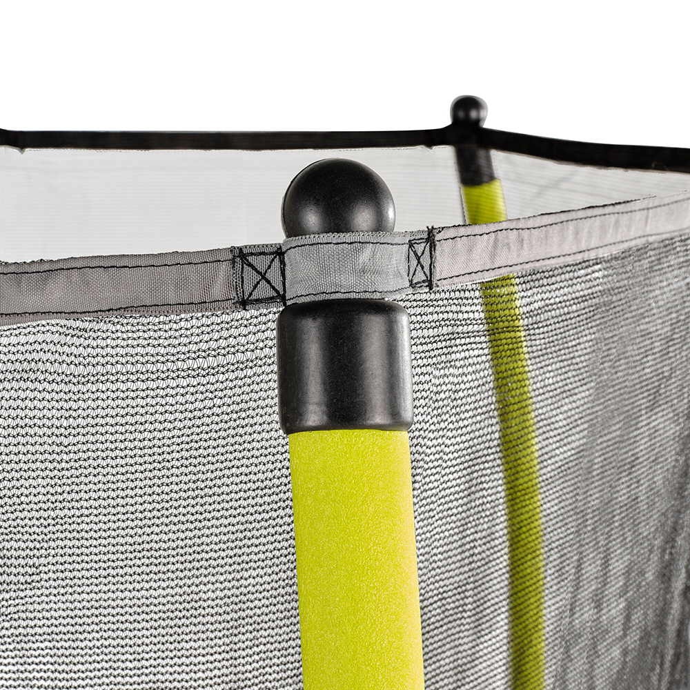 EXIT Tiggy trampoline with safety net ø140cm Black/Green
