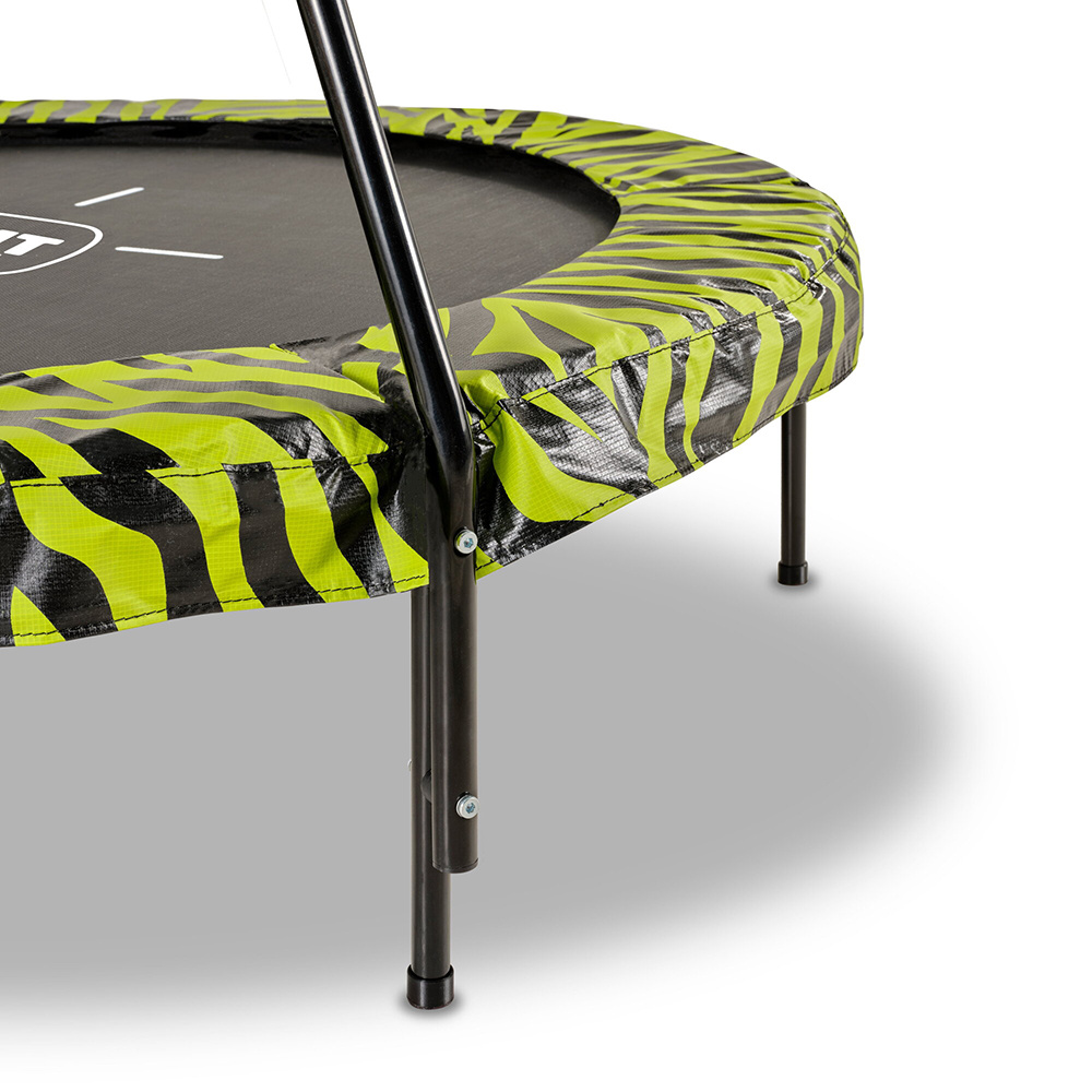 EXIT Tiggy Trampoline with pole ø140cm Black/Green