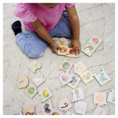 Montessori Puslespil Fruits and vegetables 34 Brikker Montessori Puslespil Fruits and vegetables 34 Brikker