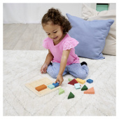 Montessori Shape puzzle 12 Brikker Montessori Shape puzzle 12 Brikker