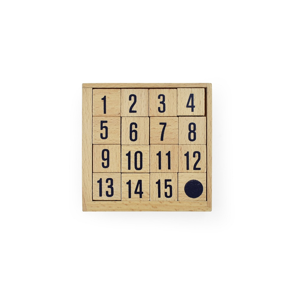 15-game wooden shooting puzzle