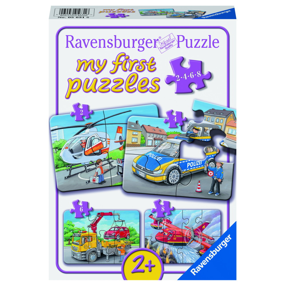 Mit første puslespil - Mine udrykningskøretøjer