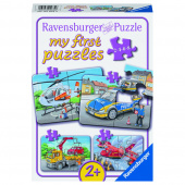 Mit første puslespil - Mine udrykningskøretøjer Mit første puslespil - Mine udrykningskøretøjer