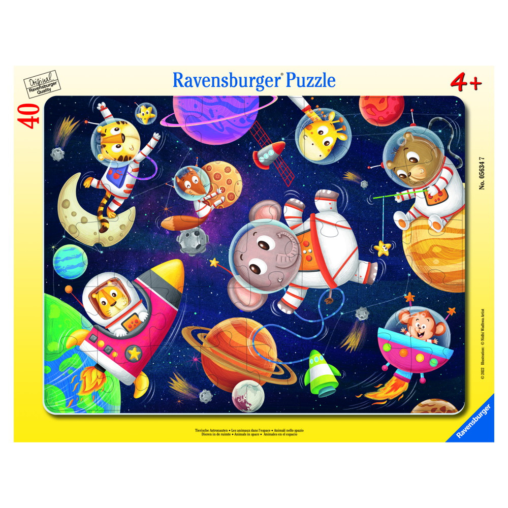 Ravensburger: Animal Astronauts - 40 Brikker
