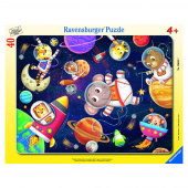 Ravensburger: Animal Astronauts - 40 Brikker Ravensburger: Animal Astronauts - 40 Brikker