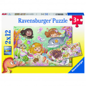 Ravensburger: Fairies and Mermaids 2x12 Brikker Ravensburger: Fairies and Mermaids 2x12 Brikker