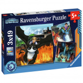 Ravensburger: How To Train Your Dragons 3x49 Brikker Ravensburger: How To Train Your Dragons 3x49 Brikker