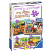 Ravensburger: Byggepladser 2-8 Brikker Ravensburger: Byggepladser 2-8 Brikker