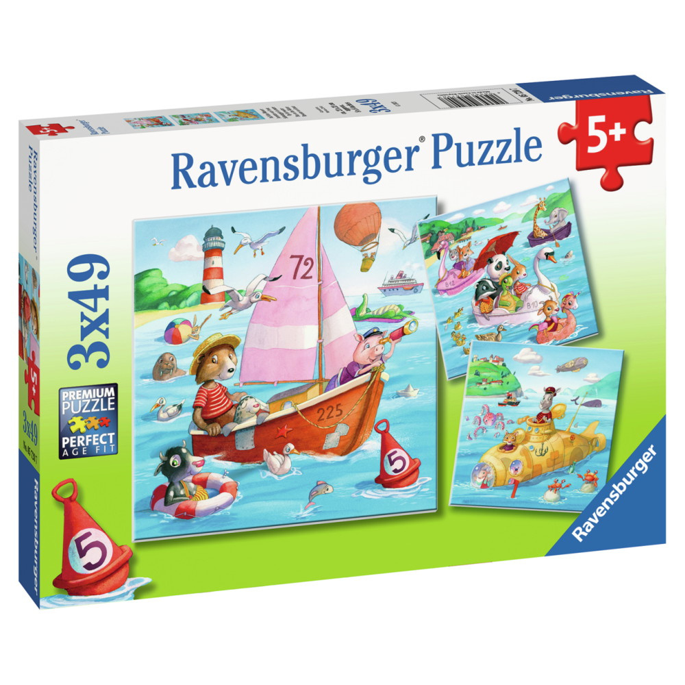 Ravensburger Fun on the Water 3x49 Brikker