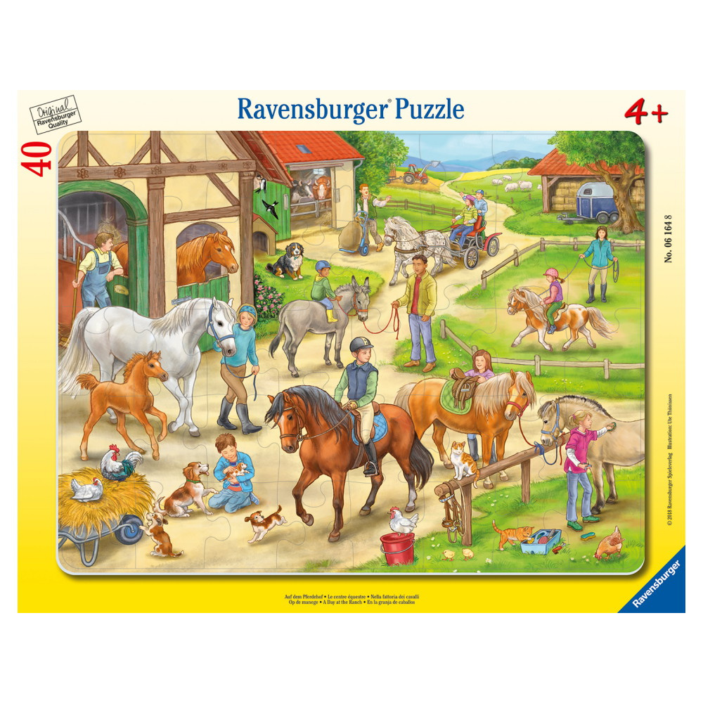 Ravensburger: En dag på ranchen 40 Brikker